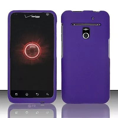 Hard Rubberized Case For LG Revolution 4G VS910 - Purple • $8.75