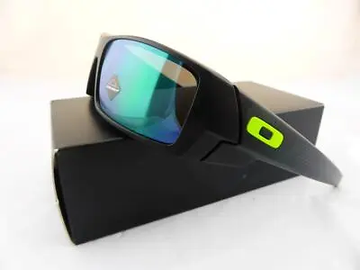 Oakley GASCAN Sunglasses Matte Black - POLARISED Prizm Jade Lenses - 9014-B6 • £129.54