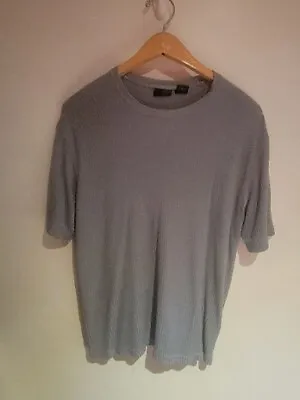 J Ferrar Men's Rib Tight Shirt Gray Stretch Size Large • $8.80