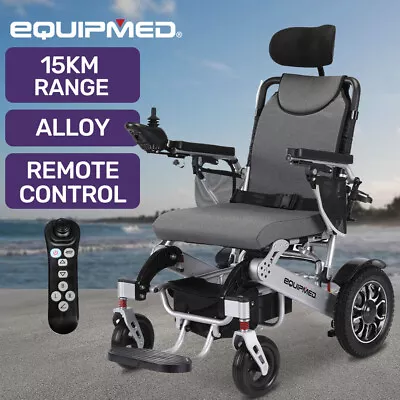 EQUIPMED Power Electric Wheelchair Long Range Wheel Chair Assist Alloy • $1275