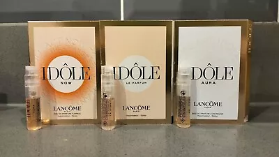 3 X Ladies Lancome Idole Perfume Samples Aura Le Parfum & Now • £6.99