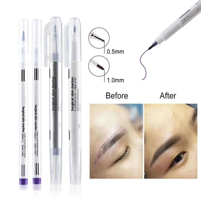 £1.56 • Buy Fine/Thick Tip Tattoo Skin Marking Pen Body Art Surgical Mark Skin Scribe Tool