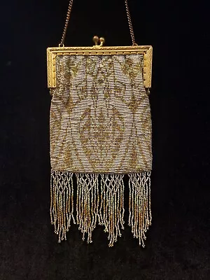 Vintage Child French Cut Steel Beaded Purse • $49.99