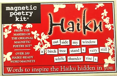 Shakespeare Magnetic Poetry Kit Haiku More Than 200 Word Magnets To Create • $23.49