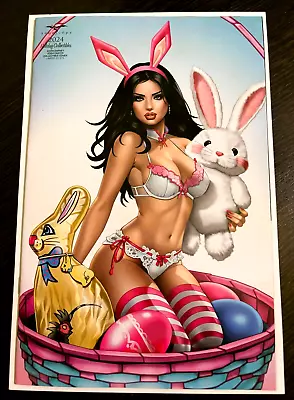 Zenescope #1 Holiday Easter Keith Garvey Exclusive Collectible Cover Ltd 375 Nm+ • £96.38