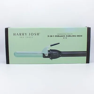 Harry Josh 3-in-1 Ceramic Curling Iron 1 Inch - 1 Piece - Imperfect Box • $107.06