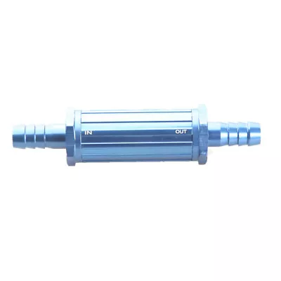 12mm Blue Anodised Aluminum Billet Magnetic Fuel Filter 30 Micron New • $9.99