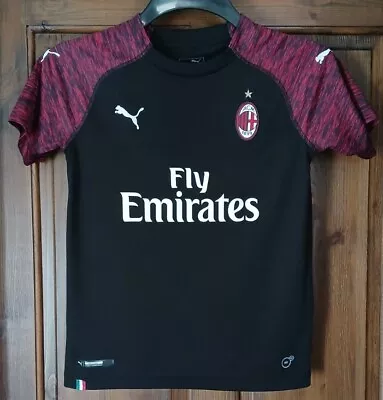 Puma AC Milan Training Shirt 2019-2020 Size 11-12 Years 32  Chest • £3.50