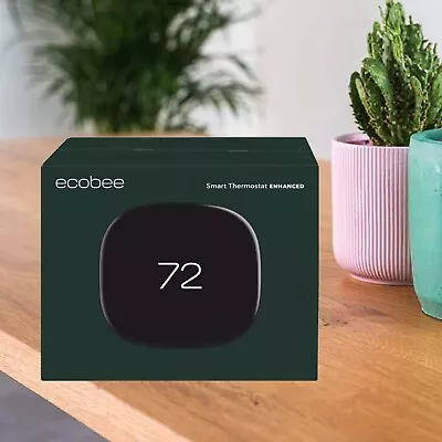 Ecobee Enhanced Smart Thermostat Programmable Touch-Screen W/Alexa Apple HomeKit • $159