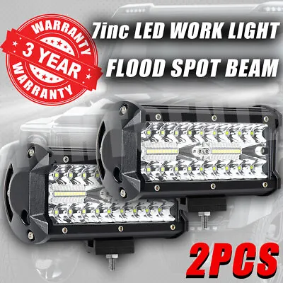 2x 7  LED Marine Navigation Deck Spreader Roof Lights For Boat (Spot Light)12V • $23.74