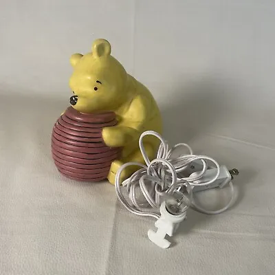 Vtg Classic Winnie The Pooh Honey Pot Portable Lamp Nightlight 2 Of 2 • $24.99