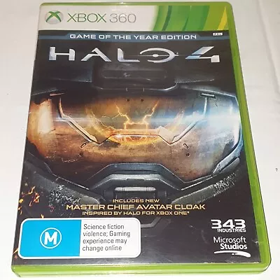 Halo 4 : Game Of The Year Edition - Xbox 360 Game - No Manual - 2 Disc Set • $14.99