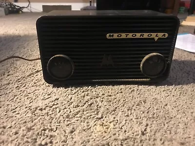 1956 Motorola Tube Radio Model 57A Works • $125