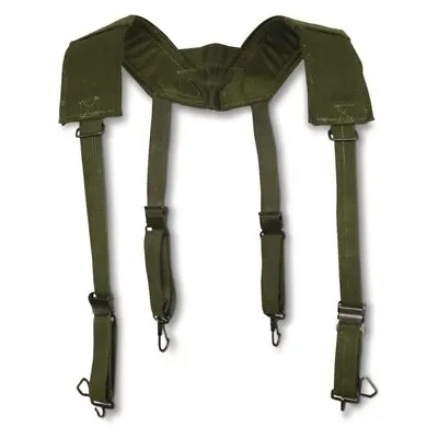 Belgian Military M56 M-56 Suspenders Individual Equipment Harness HStrap Belgium • $18.99