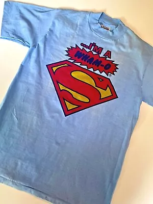 VINTAGE 70'S I'm A WHAM-O SUPERMAN Hanes Beefy T Shirt • $30