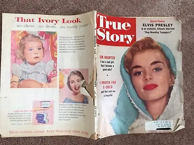 Elvis Presley Rare True Story Magazine December 1956 • $278