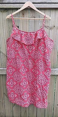 Red Bandana Dress 2XL Rockabilly Cowgirl Country Old Navy Summer • $20.36