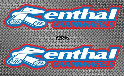 2x 9.75  Renthal Shroud Swingarm Bike Truck Decals MX Sticker Graphics DRZ KTM • $7.50