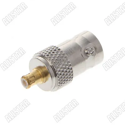 $7.72 • Buy 10 Pieces BNC Female Jack To MCX Male Plug Straight RF Coaxial Connector Adapter