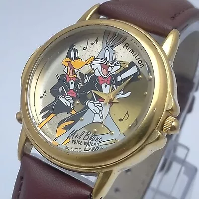 Armitron Looney Tunes Mel Blanc 2200/373 Voice Daffy Duck Vintage Watch FZN189MH • $92