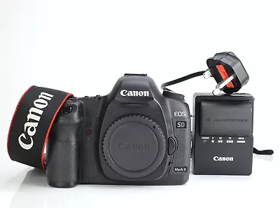 Canon EOS 5D II Mark II DSLR Camera Body Only  Battery & Charger 24933 Shots • £289.99