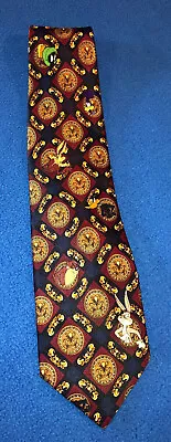 Looney Tunes Necktie 1997 Bugs Bunny Daffy Duck Taz Marvin The Martian • $15