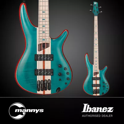 Ibanez SR1420BCGL 4 String Electric Bass (Caribbean Green Low Gloss) • $2559