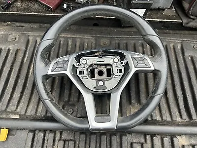 12-18 Mercedes W204 C300 SLK250 AMG Sport Steering Wheel Flat Bottom OEM • $154.67