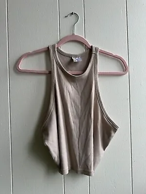 Divided By H&M Halter Tank Top Beige Size XL • $6