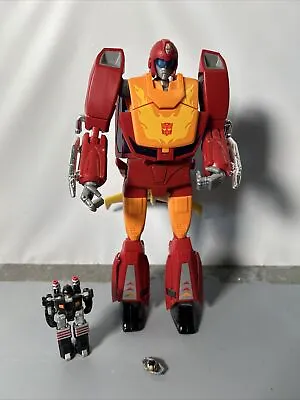 Transformers Masterpiece Rodimus Prime Hot Rod Figure TRU Hasbro Preowned Robots • $100