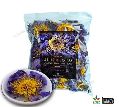 $5.90 • Buy Egyptian BLUE LOTUS Nymphaea Caerulea Hand Picked Dried Flower 100% Organic Herb