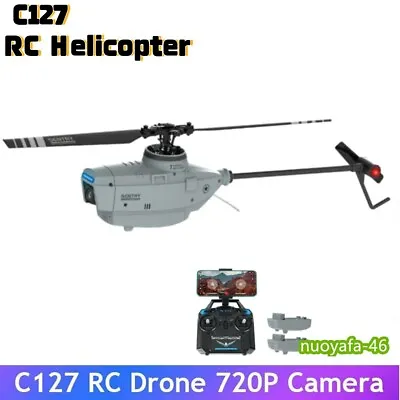 C127 2.4G 720P HD 6Axis WiFi Helicopter Wide Angle Camera Spy Drone RC Plane Toy • $102.09