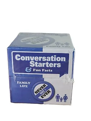 Never Have I Ever Family Edition Fun Party Game; Factory Sealed Age: 6+ • $16.97