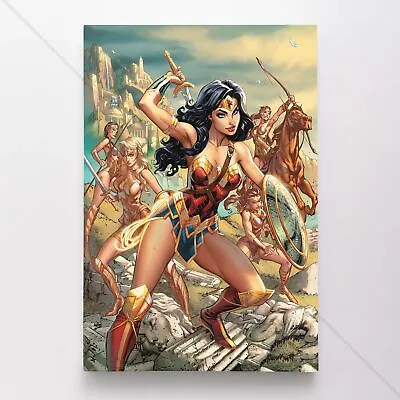 Wonder Woman Poster Canvas Vol 1 #750 C DC Superhero Comic Book Art Print • $49.45