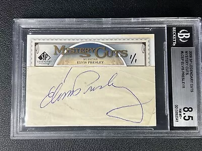 Elvis Presley Bgs 2009 Sp Legendary Cuts Mystery Cut Autograph Auto Signed 1/1 • $19999.99
