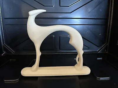 *Rare* Vintage Royal Haeger Textured Ceramic Greyhound Statue Art Deco 2000 • $100