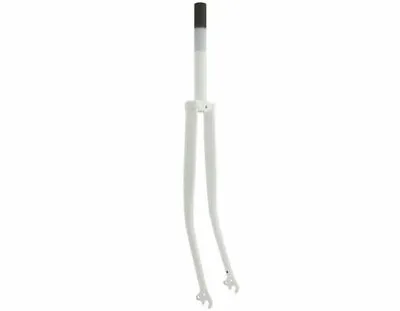 New! Genuine Vintage 27  Bicycle Steel Fork 1 Inch Threaded 304 In White. • $53.99