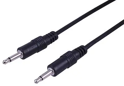 Mono 3.5mm Jack To Jack Cable - 2.5m Male To Male Audio Lead • £2.99