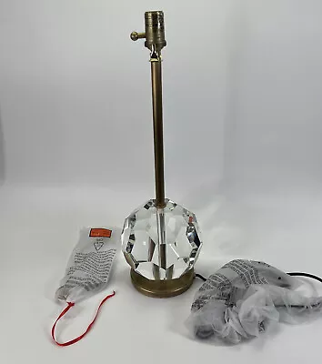 Restoration Hardware Boule De Cristal Clear Glass Table Lamp  • $1499.85