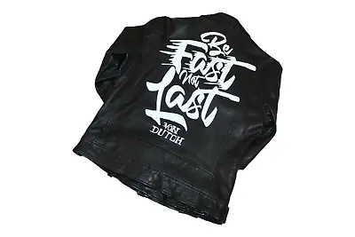 Von Dutch  Be Fast Not Last  Biker Leather Jacket • $399.99