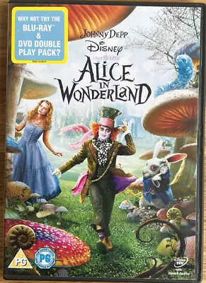 £2 • Buy Alice In Wonderland DVD (2010) Mia Wasikowska, Burton (DIR) Cert PG Great Value