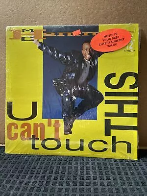 M.c. Hammer-u Can't Touch This 12” Single/capitol Records/nm/ Shrink 1990 • $10.95