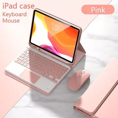 For IPad 10th Generation 10.9 2022 Mini Bluetooth Keyboard Case Cover With Mouse • £23.99