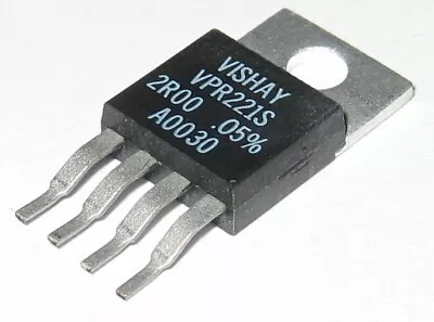 Vishay 2 Ohm High Precision Metal Foil Resistor W/ 4 Leads - T0-220 - 8 Watt • $16.95