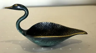 Pal Bell Brass Swan/Goose Beautiful Heavy Astray 6 1/2  Long X  3 1/2  Tall • $65