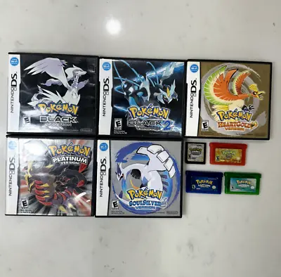 Authentic Pokemon Video Games Collection For GBA Nintendo DS/3DS Pick And Choose • $199.99