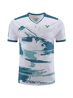 2023 New Victor Men's Sports Tops Badminton Clothes Tennis T-Shirts • $17.35