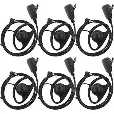 6 Pcs Earpiece Headset For Motorola Talkabout Cobra Two Way Radio Walkie Talkie • $29.99