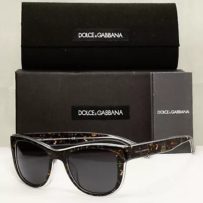 Authentic Dolce & Gabbana Womens Vintage Sunglasses Black D&G 4284 3053/87 35950 • $143.98