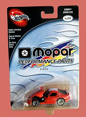 2003 Hot Wheels DODGE VIPER GTS RED 100% Preferred Mopar Performance Parts Serie • $19.99